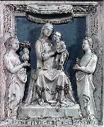 Giovanni di Madonna with two Angels oil painting